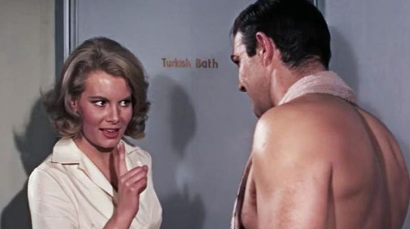 Molly Peters in a still from Thunderball.