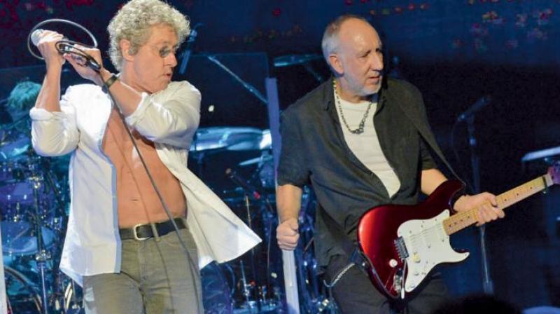 Roger Daltrey and Pete Townshend still rock as The Who.