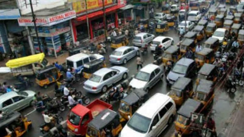 Shoppers are apparently bound to experience traffic nightmares at commercial hubs in the city until the parking infrastructure improves as planned by authorities.