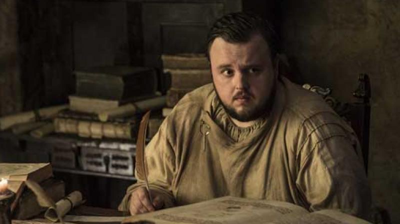 Samwell Tarly in a still from Game of Thrones.