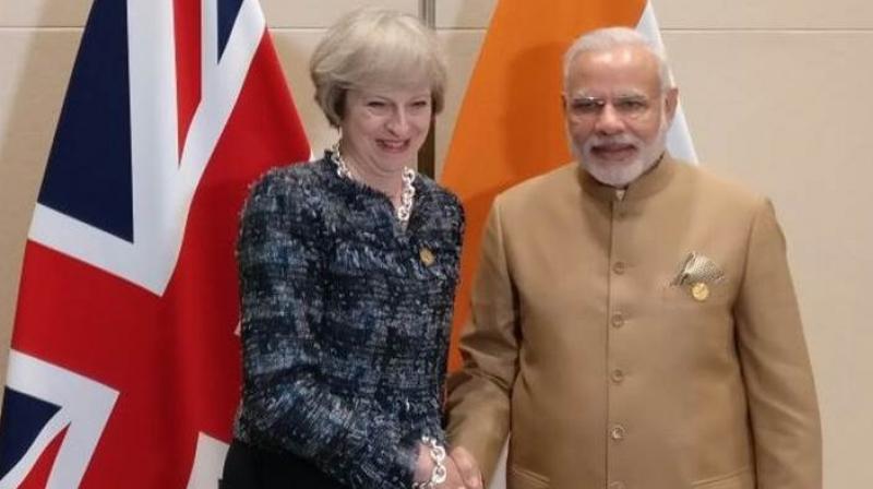 The two leaders are expected to hold bilateral talks over a working lunch on November 7.  (Photo: Twitter/ MEA)