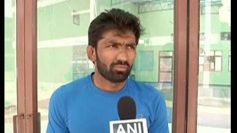 The wrestler said, It is not finalised yet but yes, discussions are on. (Photo: ANI)