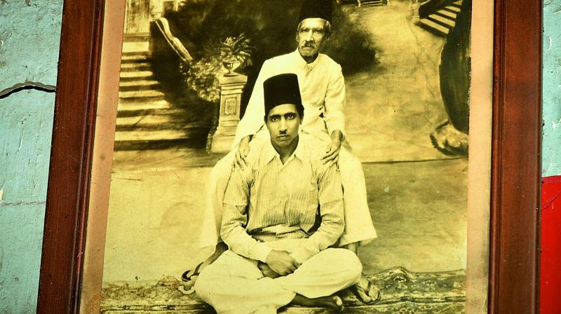 Mr Mansoor Ali with Nizam VII Mir Osman Ali Khan.