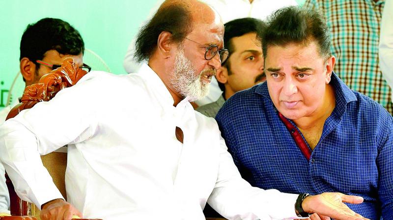 Says the source, â€œRajini and Kamal never make any big decisions without consulting one another.\