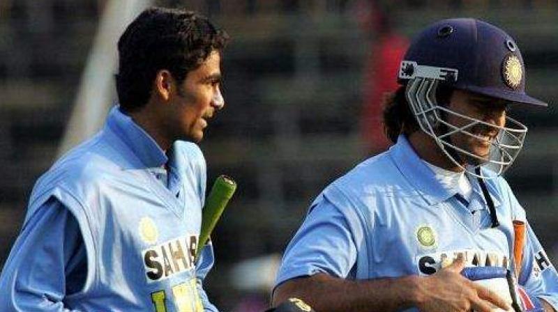 Mohammad Kaif was asked by one of his fans on Twitter to say a few words about Dhoni. (Photo: AFP)