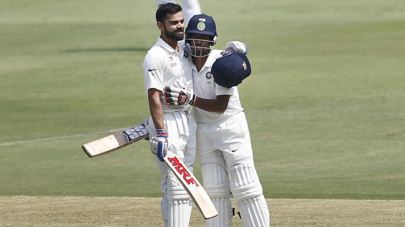 Wriddhiman Saha termed his match-winning twin half-centuries against New Zealand at Kolkata as better effort than his Test hundred.(Photo: PTI)