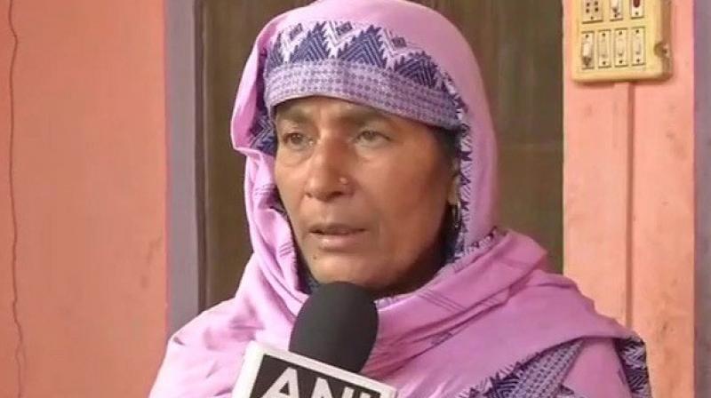 Ratan, mother of Jeetendra- one of the accused in the Bulandshahr violence criticised the police department of ransacking her house and also beating her daughter-in-law. (Photo: ANI)
