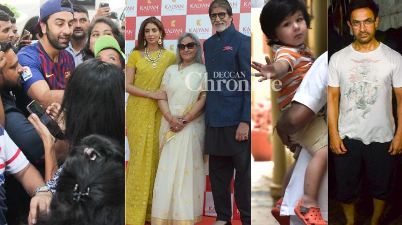 Jaya, Shwetas traditional look, Ranbirs birthday, others also step out