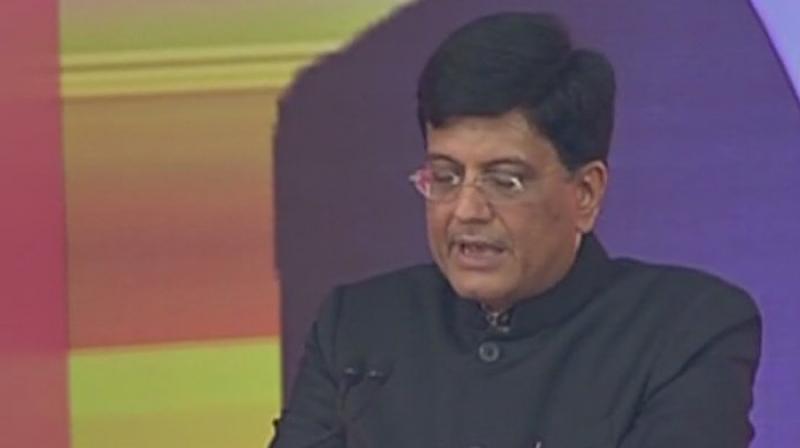 Union Railway Minister Piyush Goyal said the bullet train project would boost the economies all along its route. (Photo: ANI/Twitter)
