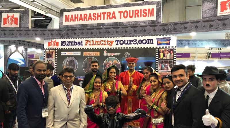 The Bollywood Tourism stall at SATTE attracted a large of number of visitors with wide range of activities like traditional dance and stall of Bollywood tours authorized by Dada Saheb Phalke Chitranagri.