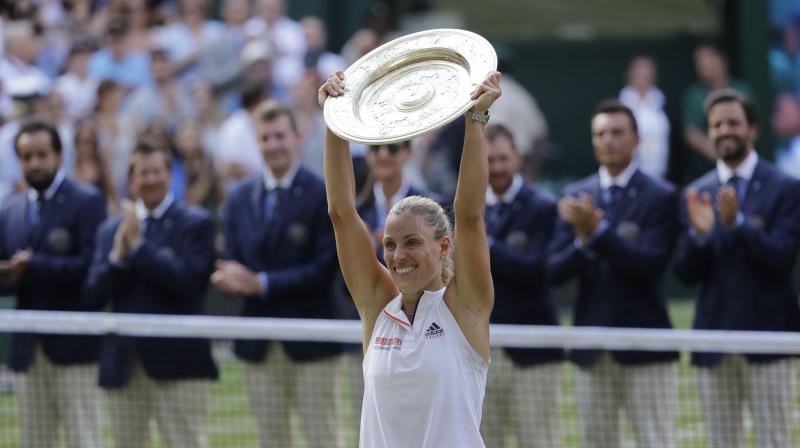 Kerber is the first German woman to win the Wimbledon title since Steffi Graf in 1996. (Photo: AP)