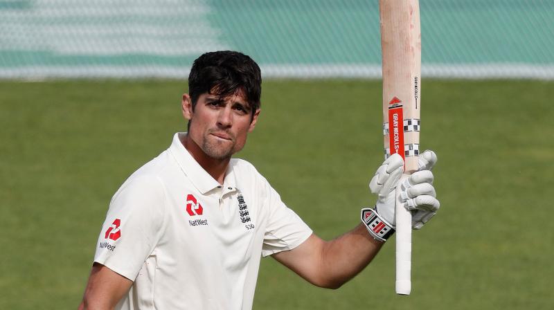 Since the time he walked out to bat, writing the final chapter of his Test career, Cook did not show any signs of nerves or wasnt overwhelmed by the situation. (Photo: AFP)