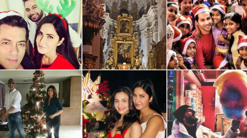 L-R: Bollywood celebrities celebrate Christmas 2017.