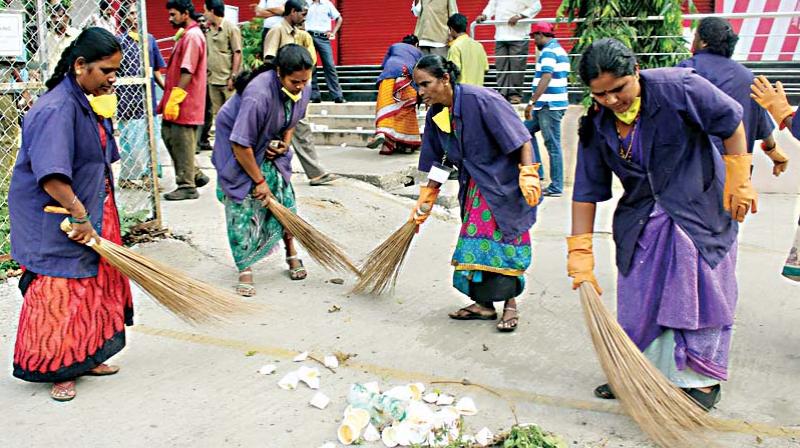 The idea is being discussed and it is an effective way to keep tabs on the collection of garbage every day by pourakarmikas, said a BBMP officer. (Representational Image)