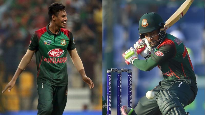 Mushfiqur Rahim scored a fighting 99 while left-arm pacer Mustafizur Rahman scalped four wickets as Bangladesh beat Pakistan by 37 runs to enter the Asia Cup final. (Photo: AP / AFP)