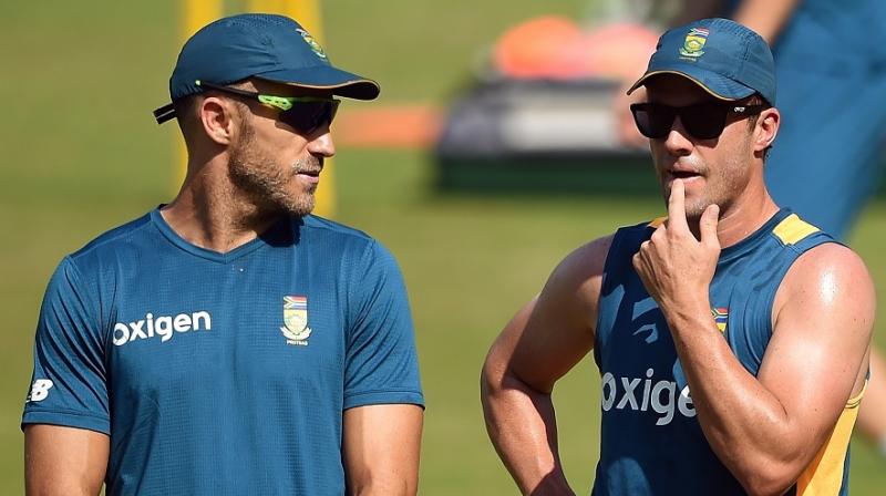 Faf du Plessis took responsibility for AB de Villiers run out against India. (Photo: AFP)