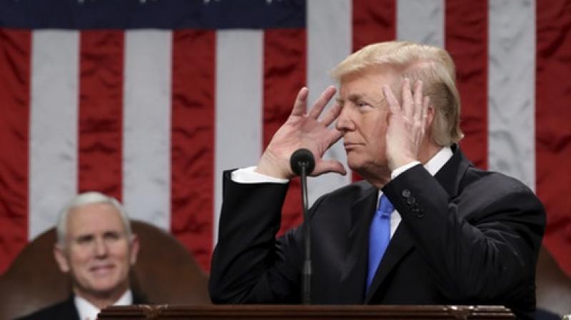 Trump in his first State of the Union address Wednesday pushed for an immigration policy that attracts the best and the brightest to the US. (Photo: AP)