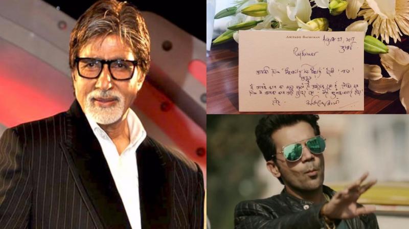 Not just Rajkummar Rao, Amitabh Bachchan has written letters of appreciation to several other actors.