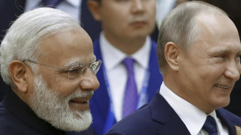Expressing deep gratitude to all SCO countries for giving India full membership after enjoying 12 years of observer status, Modi termed SCO as a main pillar of peace and security in the regional and the global arena. (Photo: AP)