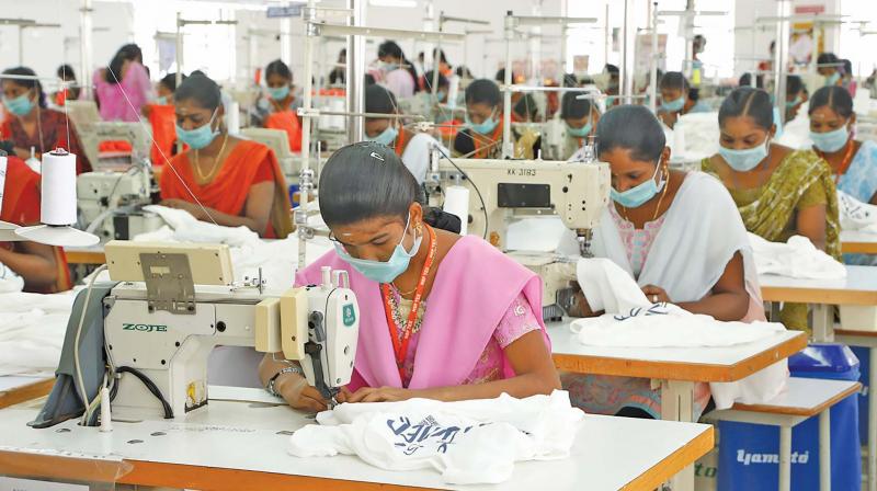 Knitwear production unit in Tirupur. (Photo:DC)