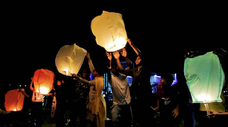 India shines bright on Diwali eve