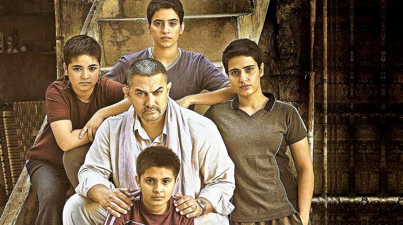 A still from the movie Dangal