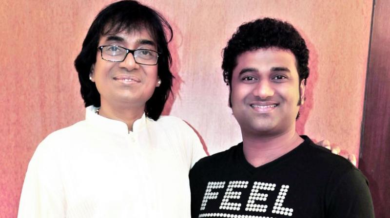 Mandolin Srinivas and Devi Sri Prasad