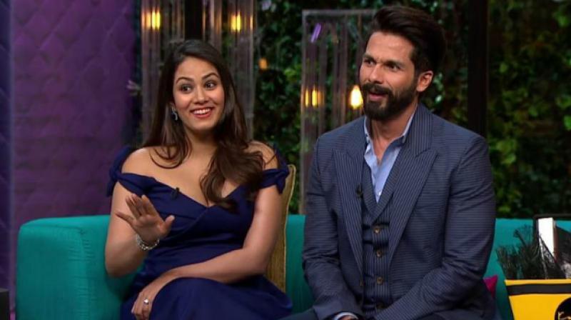 The host of the show, Karan Johar, also confessed to loving the actress Shahid-Mira are already smitten by.