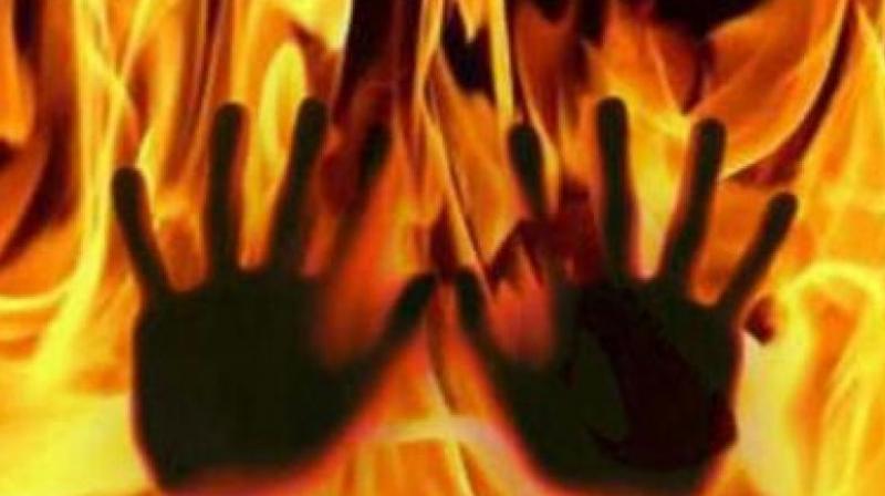 A thief who broke into a dhabha was charred to death in the early hours of Wednesday at Kothur town in Mahbubnagar district. (Representational image)