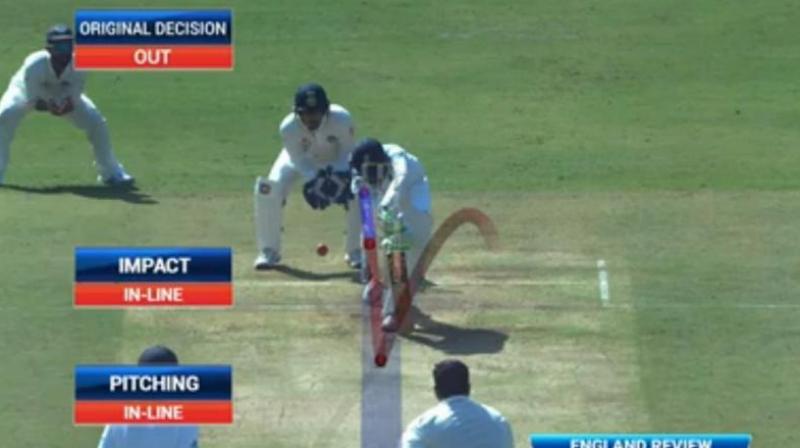 BCCI accepted ICCs improved version of DRS, which was used for the first time in a bilateral series on Indian soil, on Wednesday. (Photo: Screengrab)