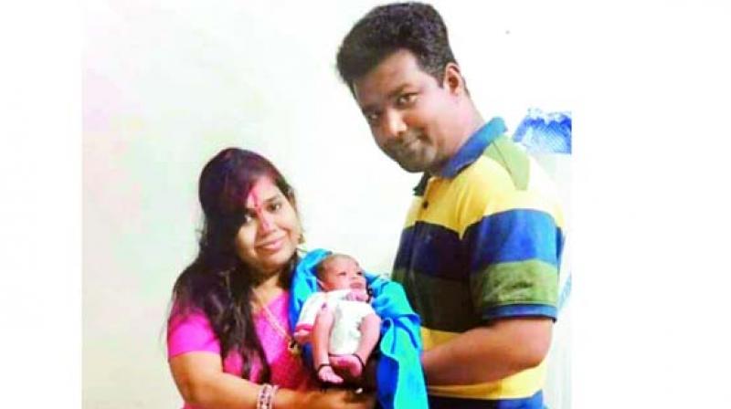 Sagarika, her husband Dinesh Kumar and their three-month-old baby died in the accident.