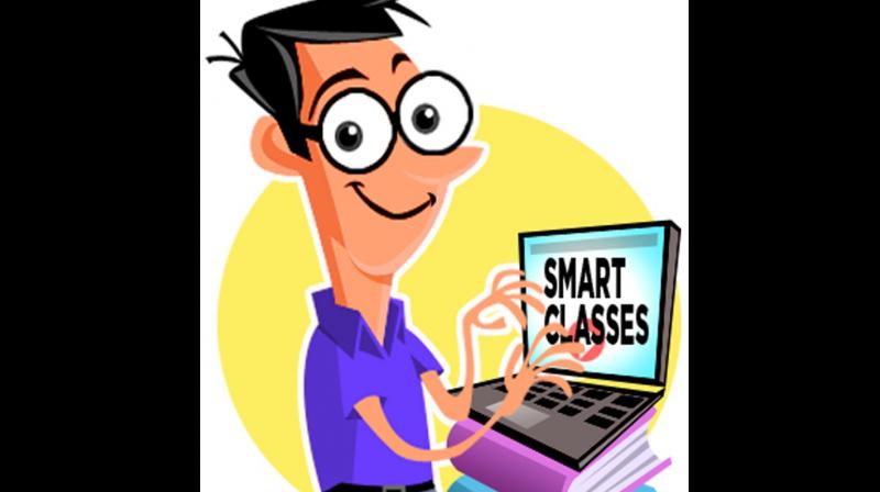 Today, students burn the midnight oil in smart classes which impart a holistic improvement in their overall development.