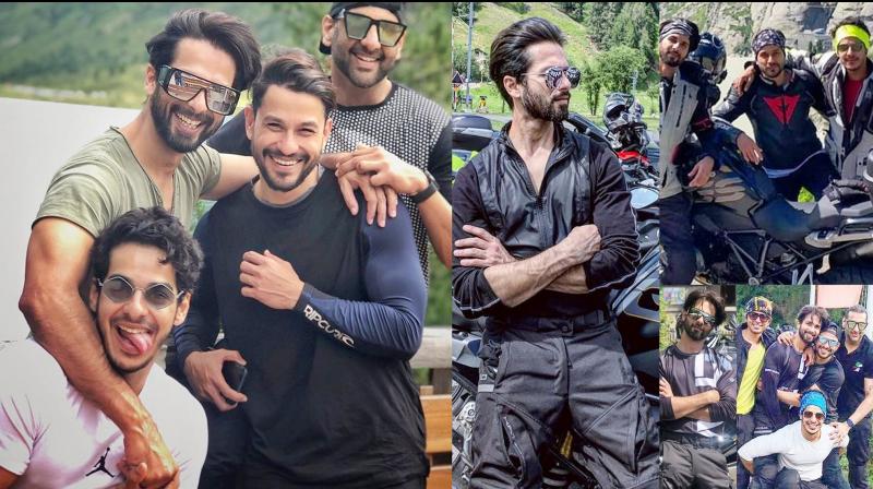 Photos: Shahid, Ishaan, Kunal enjoy bike trip in Switzerland