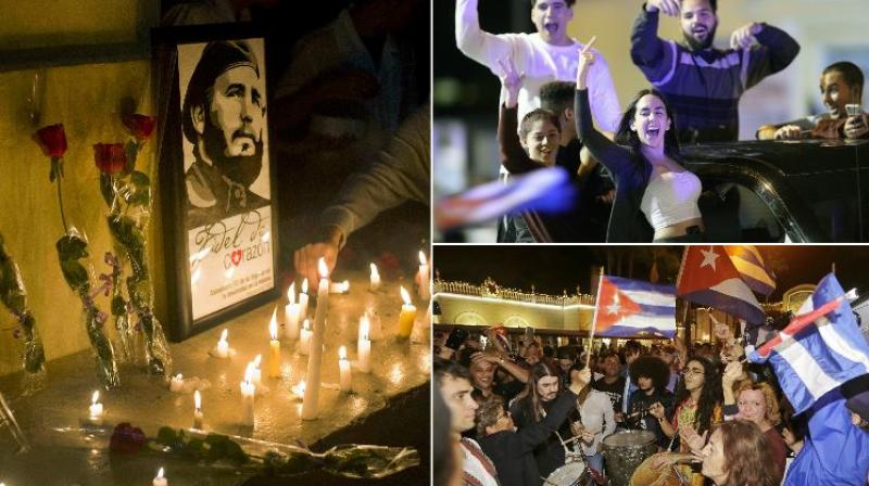 Miamis joyous Cubans hope for change with Fidel Castros death
