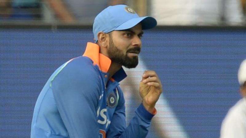 Virat Kohli, who was on tremendous form for India during the 13-Test long season, has been unable to haul RCB out of their current slumber, something that has attracted more criticism. (Photo: