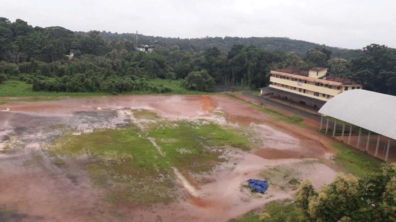 The stadium land of MGU in Kottayam
