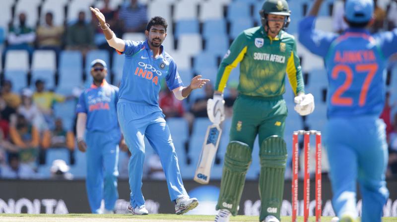In as early as the second over of the innings, the southpaw aimed to tuck a Jasprit Bumrah delivery towards the on-side, but he incidentally dragged the ball towards his stumps. (Photo: AFP)