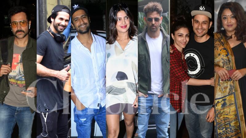 Oh Snap: Hrithik, Priyanka, Vicky and others spotted in Mumbai