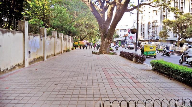 Although the project is all about providing wide footpaths for pedestrian comfort, a city like Bengaluru doesnt need this.