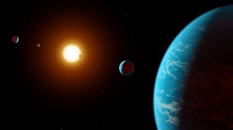 Kepler K2-138 System  Artists Concept ( Credits: NASA/JPL-Caltech)