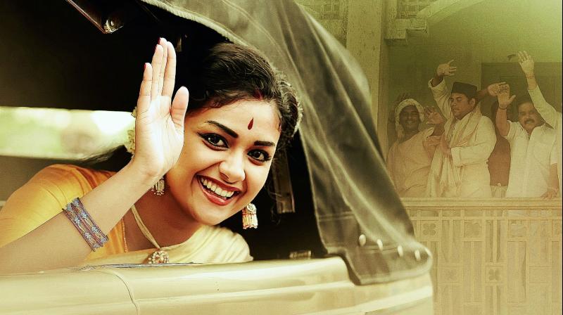 Keerthy Suresh is enjoying the bliss of her success in her recently released film Mahanati, a biopic on yesteryear legendary actress Savithri, which released to a phenomenal response, making her the paparazzis poster girl.