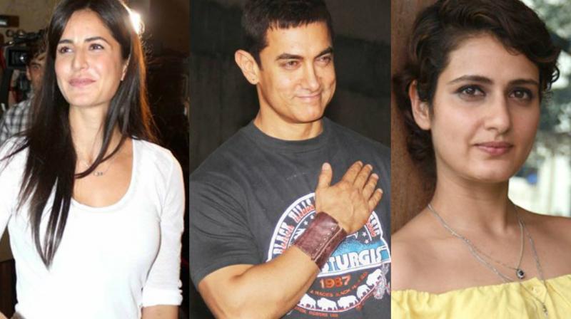 Fatima Sana Shaikh, Aamir Khan and Katrina Kaif