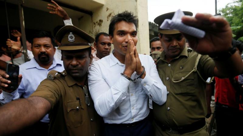 MP Namal Rajapaksa son of a former Sri Lankan president Mahinda Rajapaksa (Photo: AFP)