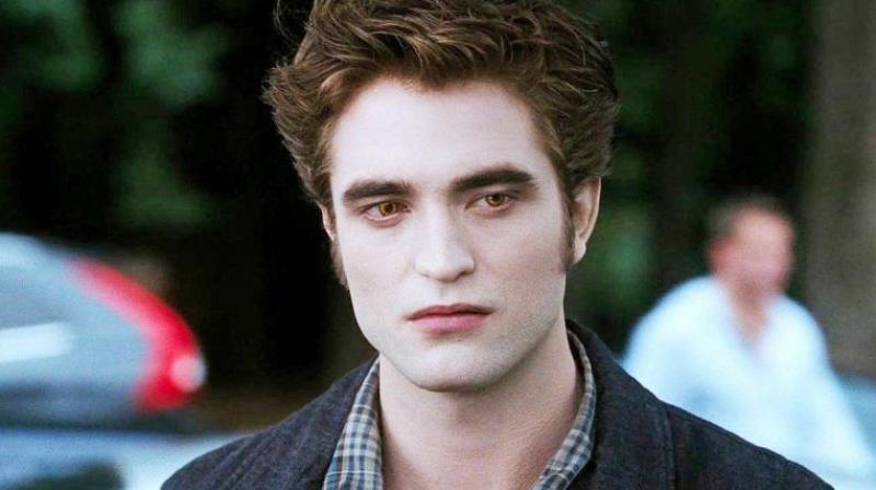 Robert Pattinson as Edward Cullen in the Twilight franchise.