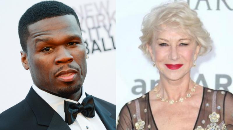 50 Cent and Helen Mirren. (Photos: AP)