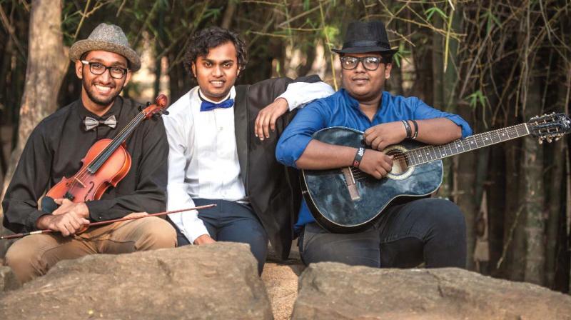 From left: Dennis, Rahul Joseph and Arun Paul