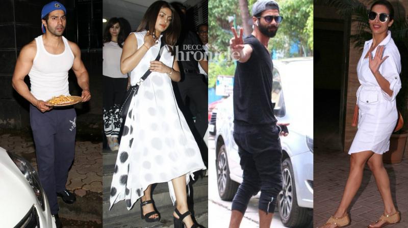 Priyanka, Varun, Shahid, Malaika, others have a relaxed day in the city