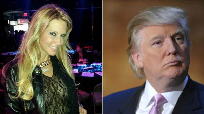 Adult film actress Jessica Drake and Republican presidential candidate Donald Trump. (Photos: Jessica Drake Twitter/AP)