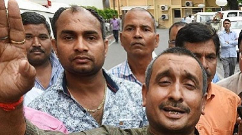 The Uttar Pradesh government on Thursday ordered registration of an FIR against BJP MLA Kuldeep Singh Sengar in connection with the alleged rape of an 18-year-old woman in Unnao district. (Photo: PTI)