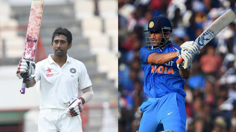 Mahendra Singh Dhoni might be firmly occupying the wicketkeepers slot in ODIs but Indias Test glovesman Wriddhiman Saha on Wednesday said he has not given up on his World Cup dreams and is pushing hard to play in the 2019 quadrennial event.(Photo: AFP)